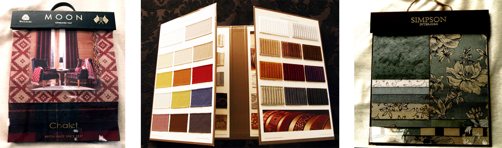 Pattern Services Swatch Books and Passementerie